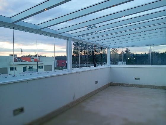 montagem cortinas de vidro Maia - Porto